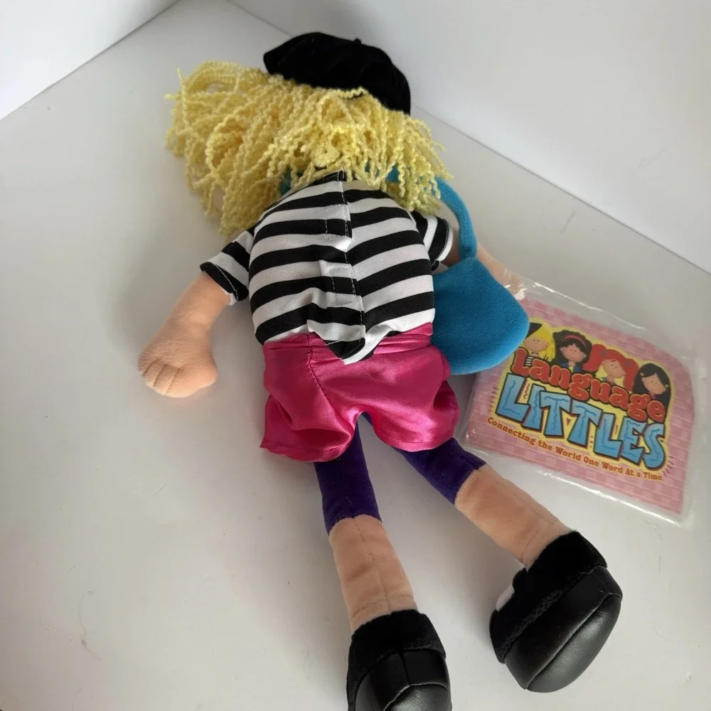 Language‎ Littles Jolie Plush Talking Doll Bilingual French English Speaking NWT